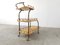 Italian Lacquered Goatskin Parchment Serving Bar Cart by Aldo Tura, 1960s, Image 2