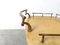 Italian Lacquered Goatskin Parchment Serving Bar Cart by Aldo Tura, 1960s, Image 5