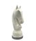 White Resin Chess Horse Sculpture, Italy, 1970s 7