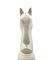 White Resin Chess Horse Sculpture, Italy, 1970s 14