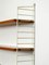 Shelf with 2 White Ladders and 4 Shelves in Oak Veneer by Nils Nisse Strinning, 1960s 9