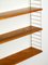 Shelf with 2 White Ladders and 4 Shelves in Oak Veneer by Nils Nisse Strinning, 1960s 8