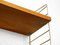 Shelf with 2 White Ladders and 4 Shelves in Oak Veneer by Nils Nisse Strinning, 1960s 11