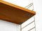 Shelf with 2 White Ladders and 4 Shelves in Oak Veneer by Nils Nisse Strinning, 1960s, Image 11