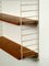Shelf with 2 White Ladders and 4 Shelves in Oak Veneer by Nils Nisse Strinning, 1960s, Image 19