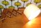 Helle Mid-Century Wandlampe aus Teak, 1960er 4