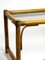 Dark Bamboo Side Table with Smoked Glass Top, 1970s, Image 12