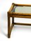 Dark Bamboo Side Table with Smoked Glass Top, 1970s, Image 14