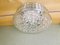 Large Clear Bubble Glass Ceiling or Wall Flush Mount, 1990s 4