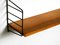 Teak Wall Hanging Shelf with Four Shelves by Kajsa & Nils Nisse Strinning, 1960s, Image 8