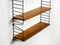 Teak Wall Hanging Shelf with Four Shelves by Kajsa & Nils Nisse Strinning, 1960s 6