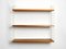 Teak Wall Hanging Shelf with 3 Shelves by Kajsa & Nils Nisse Strinning, 1960s, Image 2