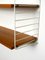 Teak Wall Hanging Shelf with 3 Shelves by Kajsa & Nils Nisse Strinning, 1960s 9