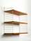 Teak Wall Hanging Shelf with 3 Shelves by Kajsa & Nils Nisse Strinning, 1960s, Image 15