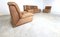 Modular Sofa in Brown Patchwork Leather, 1970s, Set of 5 8