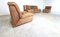 Modular Sofa in Brown Patchwork Leather, 1970s, Set of 5, Image 8