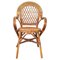 20th Century Rattan and Bamboo Armchair, Image 1