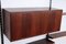 Modular Dark Wood Wall System by Kai Kristiansen for FM Møbler, 1960s, Image 8