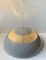 Graue Vintage SAS Royal Deckenlampe von Arne Jacobsen Louis Poulsen, 1960er 3