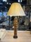 Wohnzimmerlampe mit Lampenschirm in Arts and Crafts Printing Tapetenrolle Industriestoffe, Frankreich, 1900er 8
