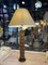Lampe de Salon avec Abat-Jour en Tissus Industriels Impression Arts and Crafts, France, 1900s 15