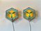 Vintage Gothic Stained Glass Wall Sconces, 1970s, Set of 2, Image 2