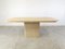 Vintage Travertine Dining Table, 1970s 1