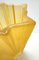 Vaso Art Deco a forma di stella in vetro giallo attribuito a Pierre Davesn per Daum, anni '40, Immagine 12