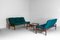 Mid-Century Living Room Set by Georges van Rijck for Beaufort, Belgium, 1960s, Set of 3 16