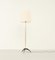 Brass and Lacquered Metal Floor Lamp, 1950s 2