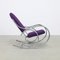 Rocking Chair en Chrome, 1970s 3