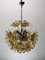 Sputnik Murano Glass Flower Chandelier, 1970s 3