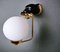 Art Deco Revival Black Puma Wall Lamp, 2000s 1