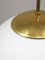 Large Mid-Century Italian Opaline & Brass Sphere Pendant Lamp 14