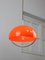 Space Age Italian Orange Acrylic Glass Pendant Lamp, 1970s, Image 7