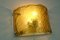 Modernist Wall Sconces in Amber Ice Glass and Metal from Kalmar, 1960s, Set of 2, Image 4