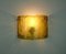 Modernist Wall Sconces in Amber Ice Glass and Metal from Kalmar, 1960s, Set of 2 8