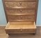 Bedside Tables and Chest of Drawers in Walnut, 19th Century, Set of 3 9