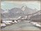 Alex Weise, Verschneite Landschaft, Ölgemälde auf Leinwand, 1920er 1