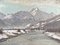 Alex Weise, paisaje nevado, pintura al óleo sobre lienzo, años 20, Imagen 6