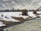 Alex Weise, paisaje nevado, pintura al óleo sobre lienzo, años 20, Imagen 10