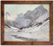 Alex Weise, Snowy Landscape, Oil Painting on Canvas, 1920s 9