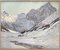 Alex Weise, paisaje nevado, pintura al óleo sobre lienzo, años 20, Imagen 1