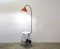 Mid-Century Floor Lamp with Attached Coffee Table and Magazine Rack, 1950s 1