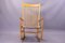 Model J16 Beech & Papercord Rocking Chair by Hans Wegner for FDB Furniture, 1970s, Image 2