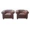 Poltrone Chesterfield vintage, set di 2, Immagine 5