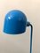 Vintage Schreibtischlampe aus blau emailliertem Metall & Aluminium, 1960er 2