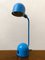 Vintage Desk Lamp in Blue Enameled Metal and Aluminum, 1960s 6