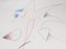 Nino Mustica, Composición abstracta, Dibujo a lápiz en colores sobre papel, Imagen 2