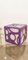 Lampada Cube vintage viola e bianca, Immagine 9